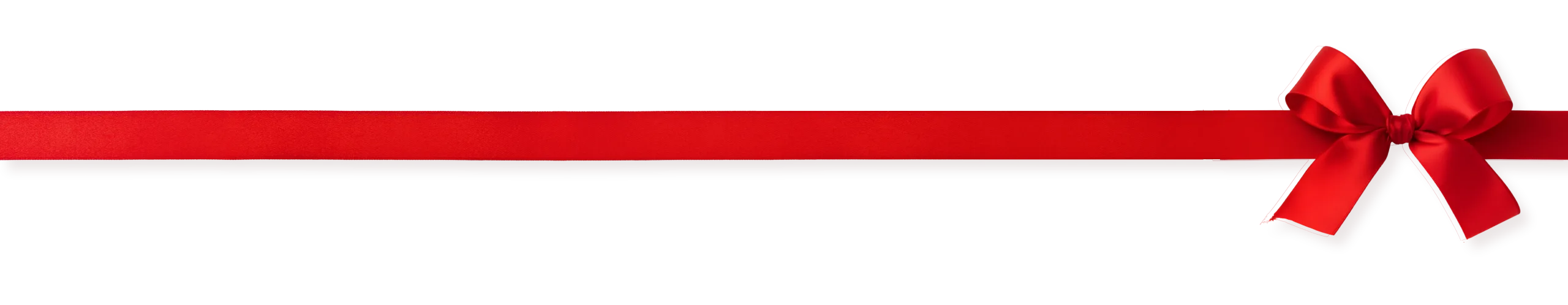 Karácsonyi piros szalag