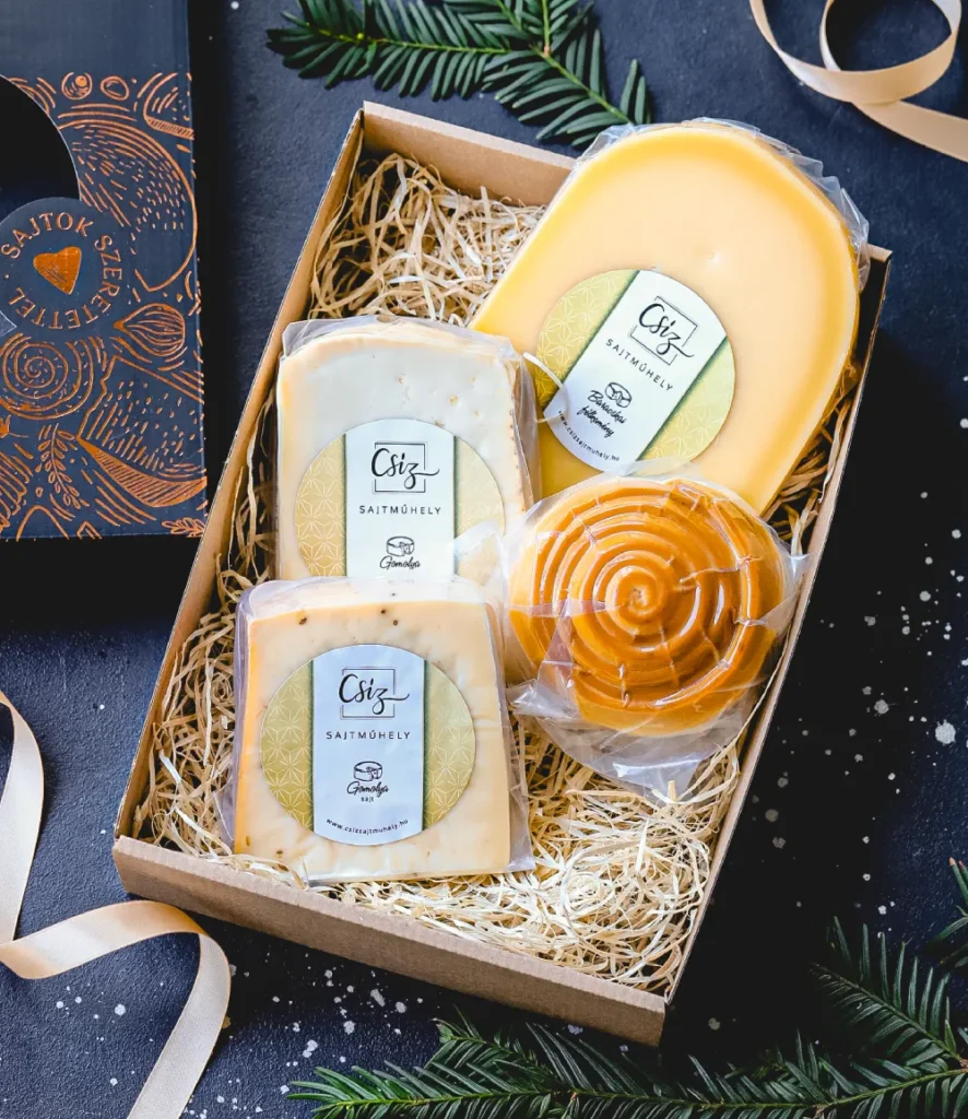 Sajtmester különleges sajt válogatása ajándék csomag
